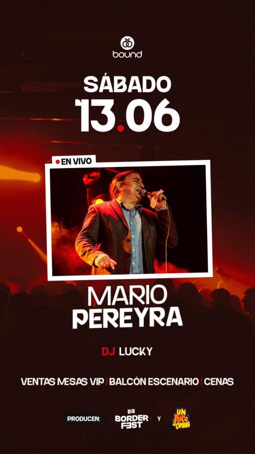 BOUND SÁBADO + MARIO PEREYRA en vivo!!